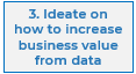 Step 3 from the previous diagram, '3. Ideate on how to increase business value from data'.